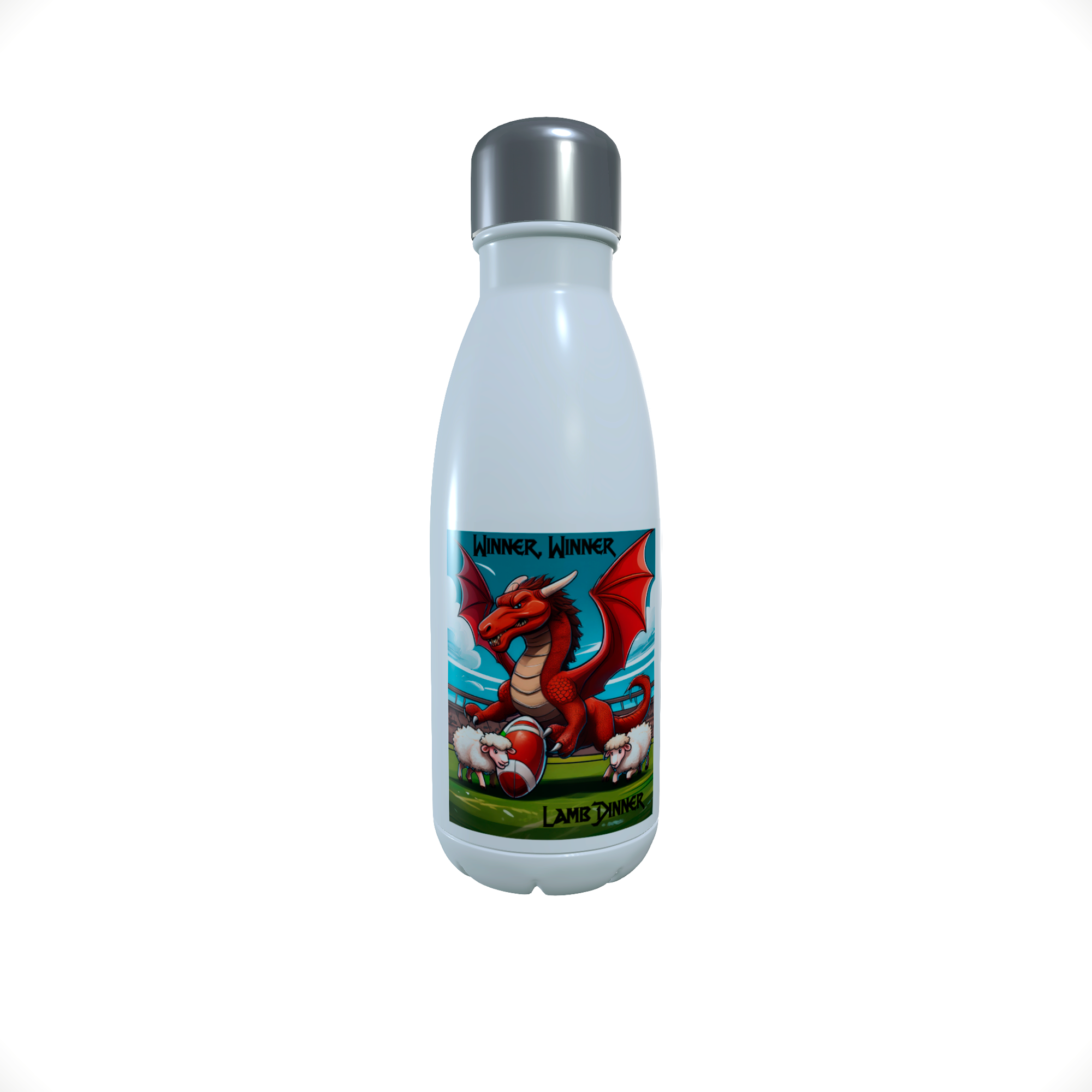 Winner Winner... Lamb Dinner... 500ml Thermal Drinks Bottle